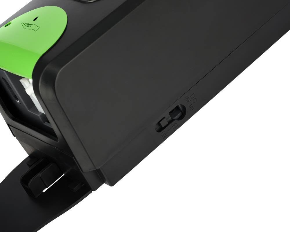 1200 ml Automatic Gel Hand Sanitizer Dispenser in Black with Floor Stand (2-Pack) M711807