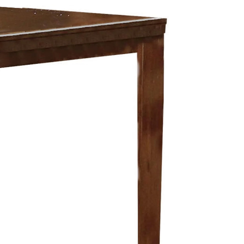 Wooden Counter Height Table with Butterfly Extendable Leaf V150863
