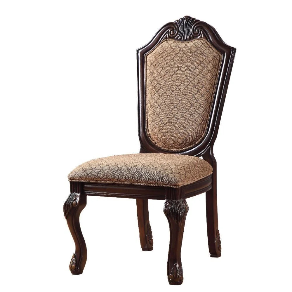 Espresso Finish Wooden Dining Side Chairs 6pc Set N464