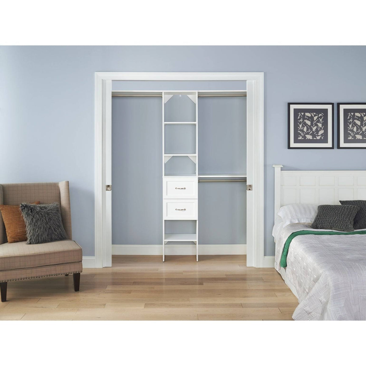Natural Gray Closet Organizer X3174