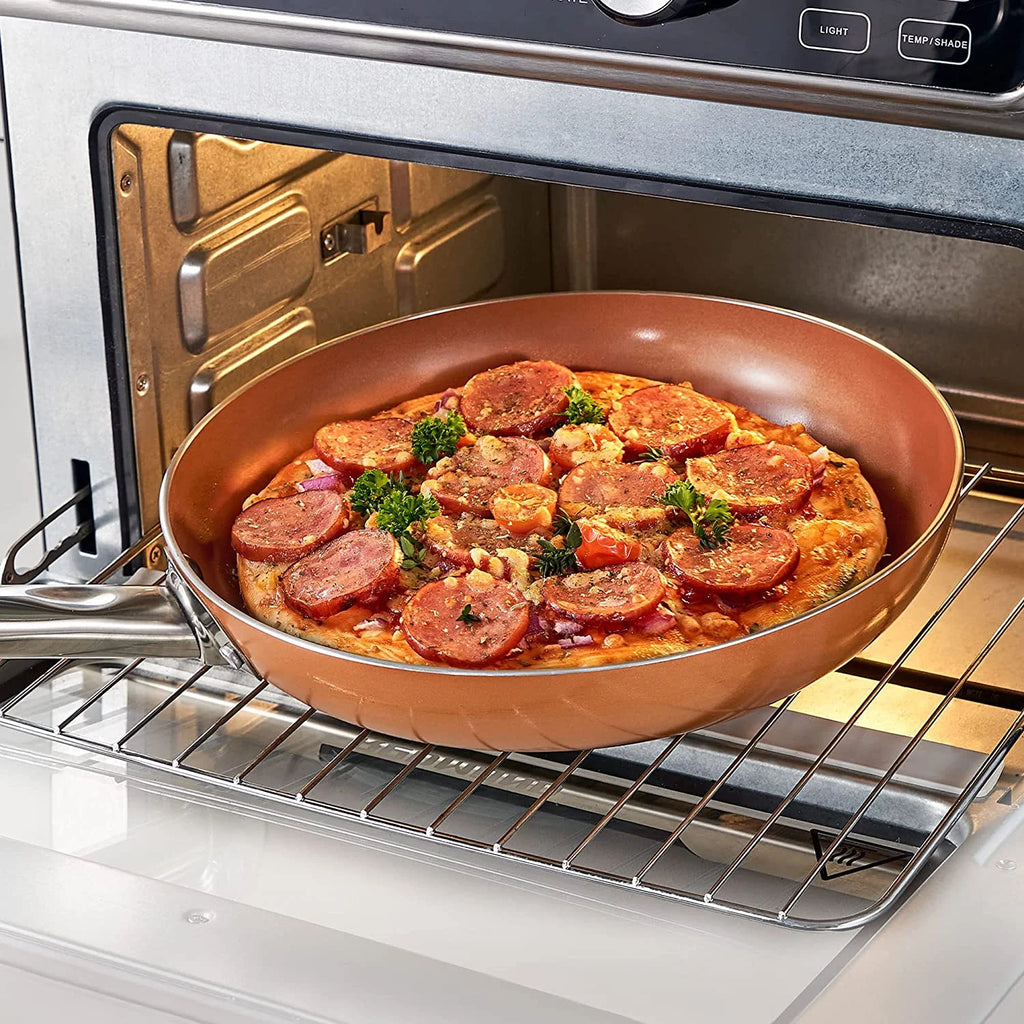 Nonstick Copper 5 Piece Aluminum Cookware Set R72885