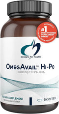 Omega-3 Fish Oil Supplement 1600mg EPA/DHA 60 Softgels I357150