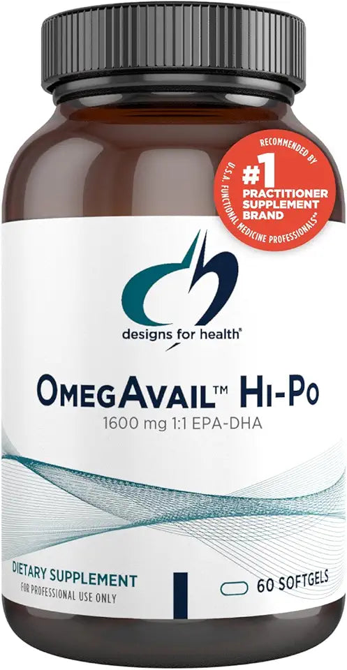 Omega-3 Fish Oil Supplement 1600mg EPA/DHA 60 Softgels I357150