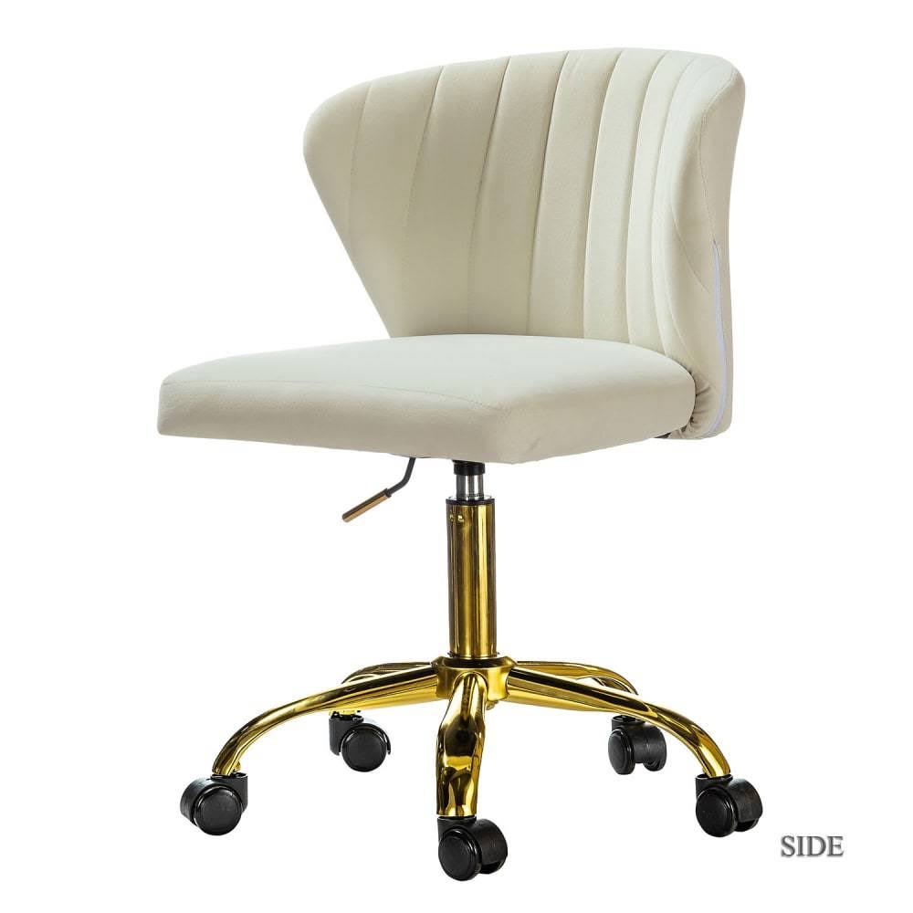 Ivory Swivel Task Chair Q606