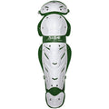 14.5x22 Softball Leg Guards in White/Dark Green Q3594