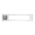 Cat Door for Sash Windows Adjustable Aluminum Frame X30658