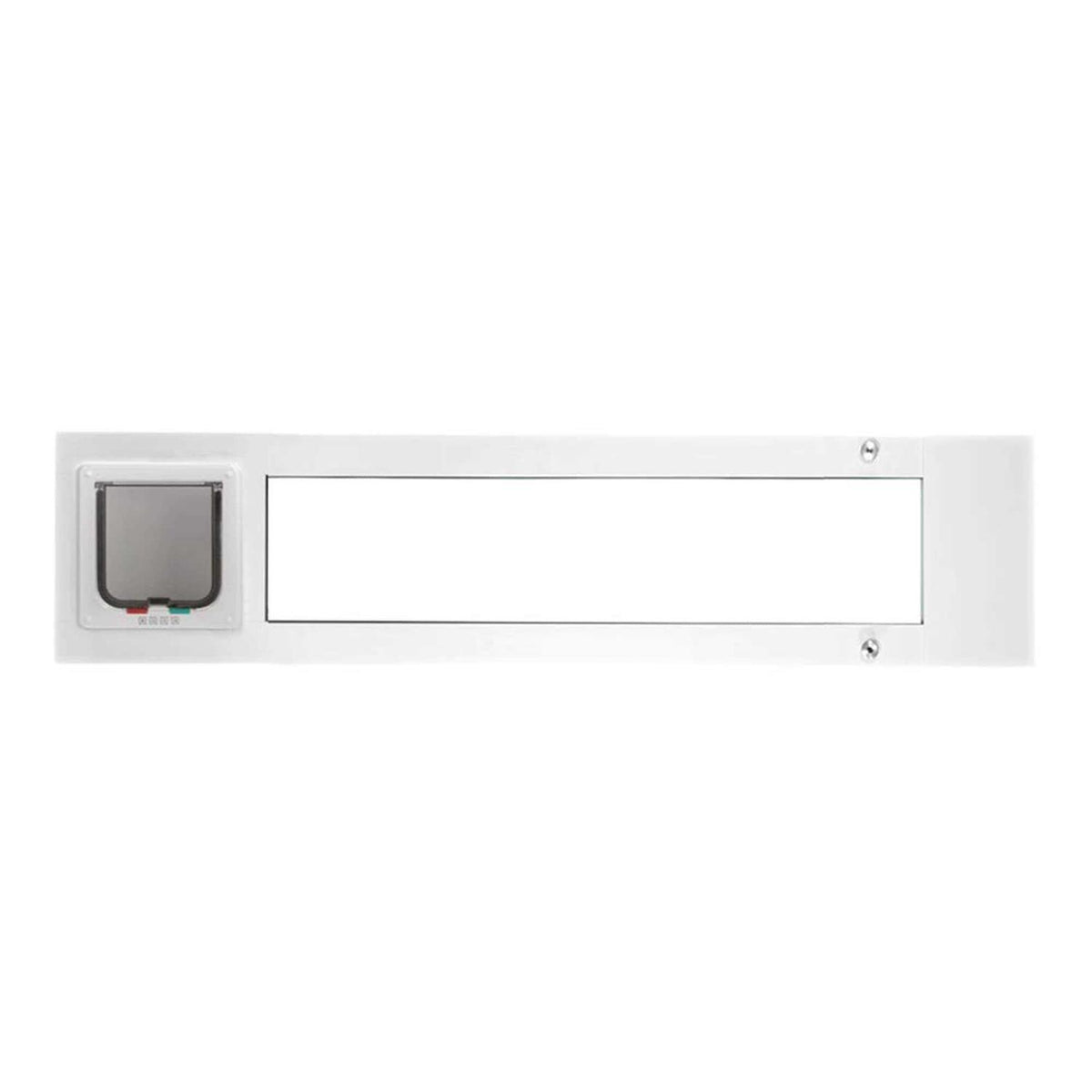 Cat Door for Sash Windows Adjustable Aluminum Frame X30658