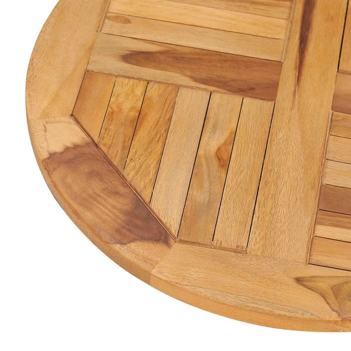 Solid Teak Wood Rotating Table Disk C841