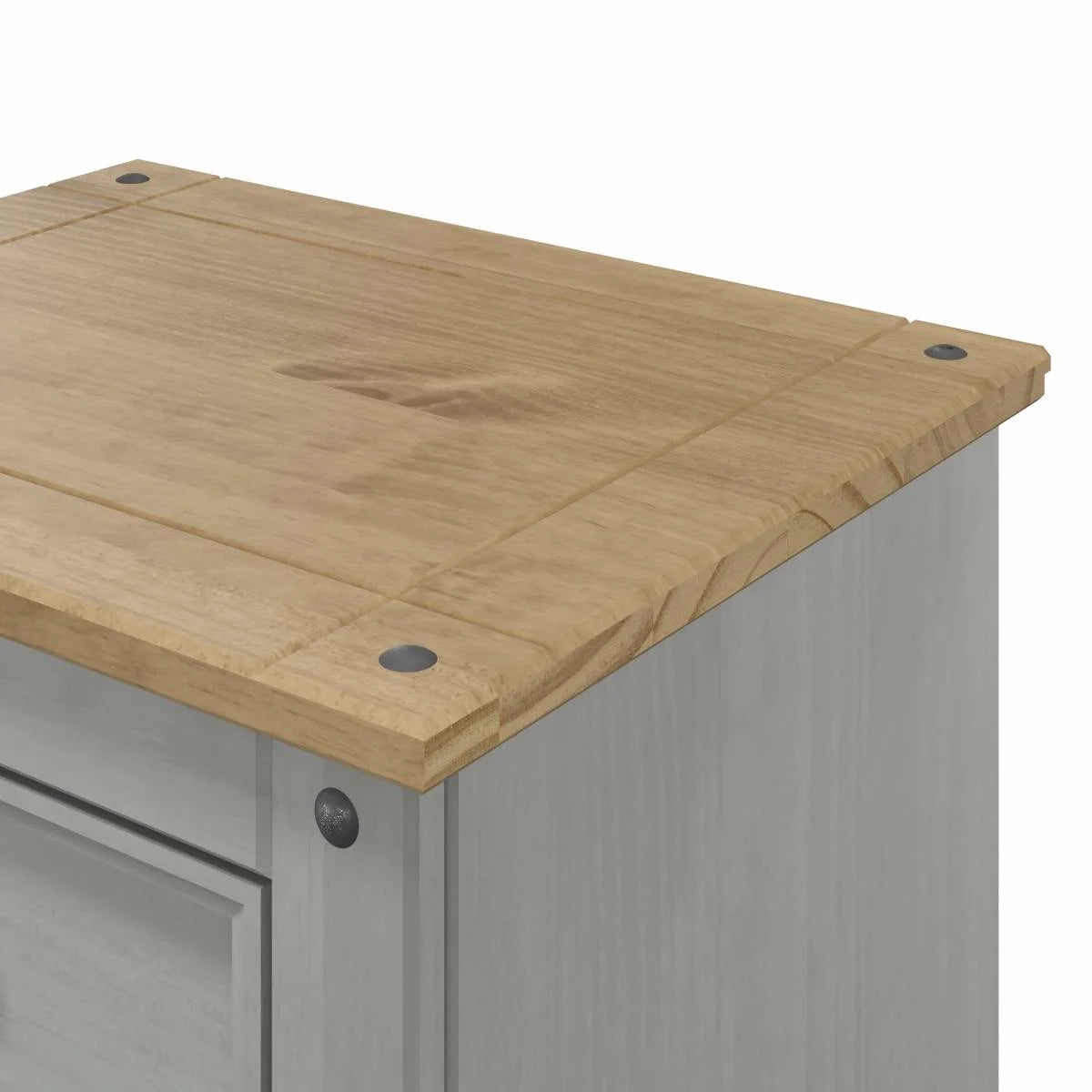 Gray 1 Door 1 Drawer Wood Nightstand L360978