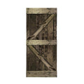 Espresso Solid Knotty Pine Wood Interior Sliding Barn Door Slab Y16059