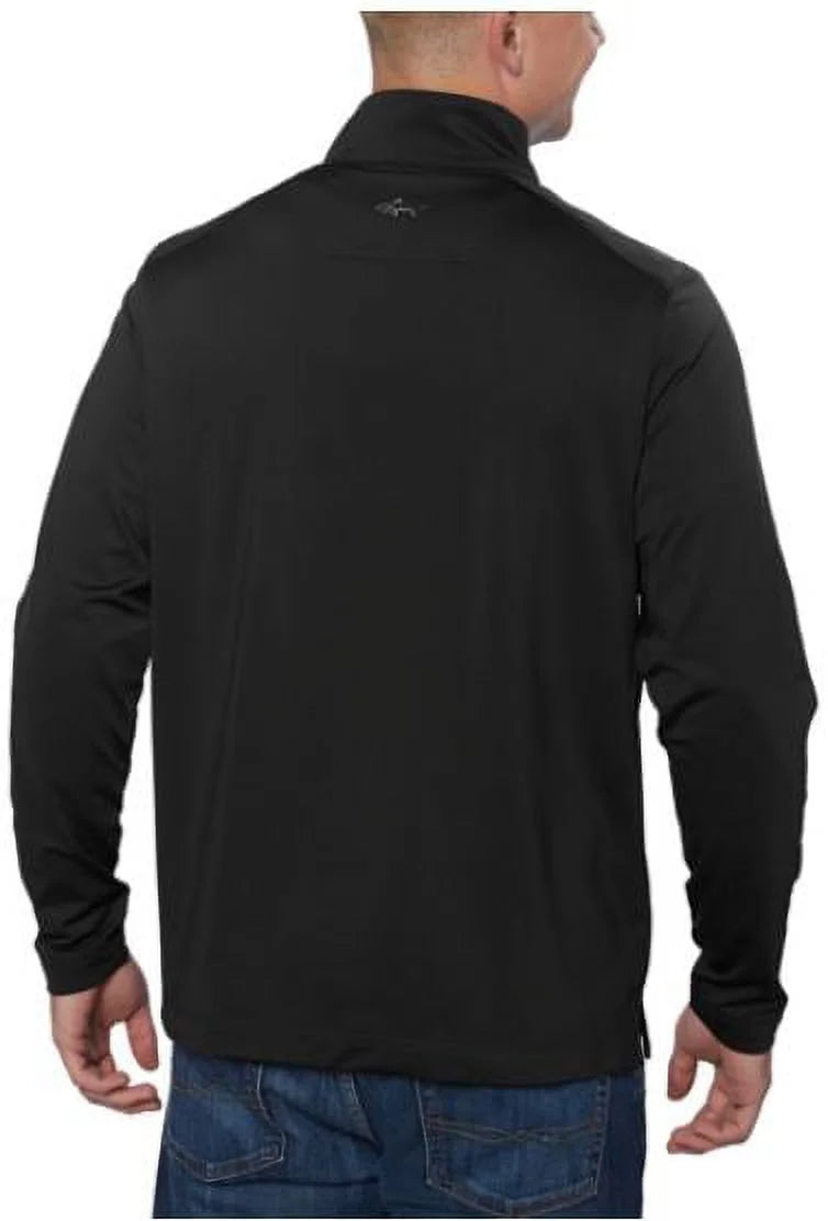 Black 1/4 Zip Pullover Shirt A393
