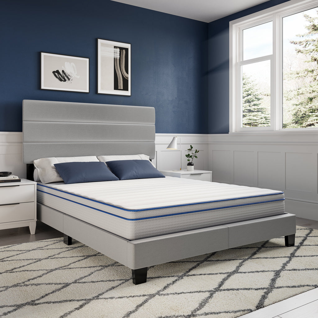 8 Hybrid Memory Foam Innerspring Mattress, Medium Firm, Full Z8484