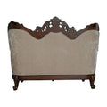 Dark Walnut Loveseat B54122