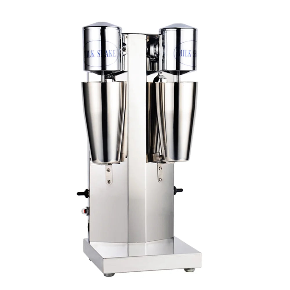 Stainless Steel Double Head 2-Speed Electric Milkshake Maker V39744