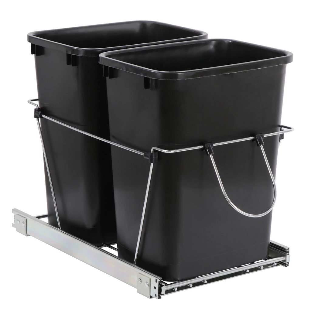 Dual 35Qt Pullout Trash Can I51494