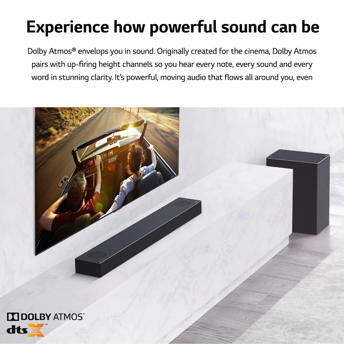 3.1.2 Channel High Res Audio Soundbar with Dolby Atmos U39194