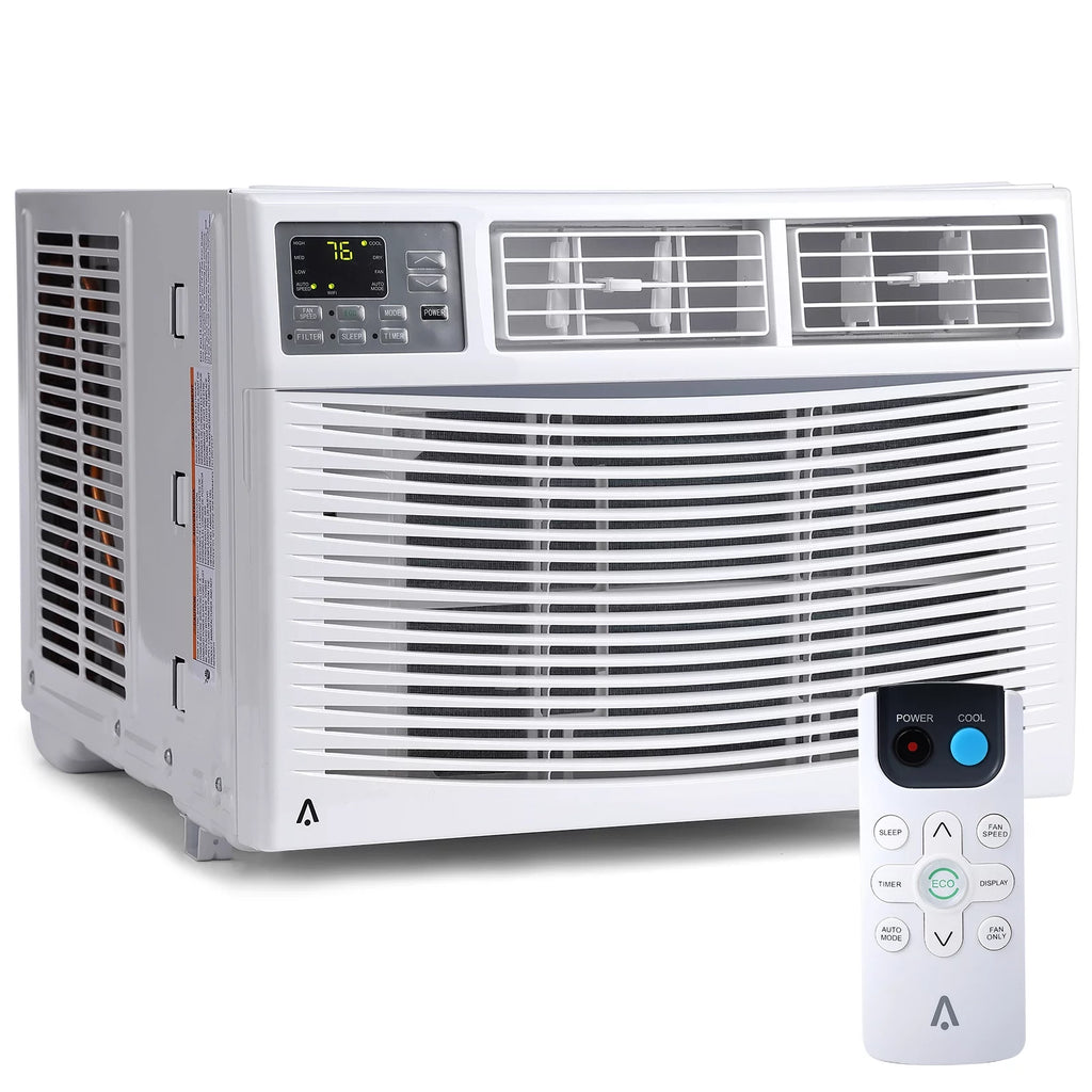8,000 BTU Window-Mounted Air Conditioner with Remote/App Control V2525