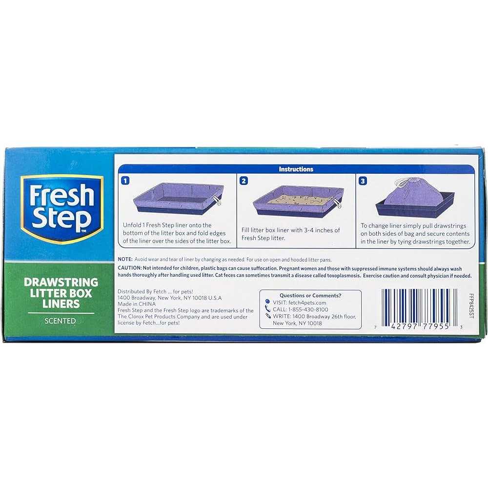 Scented Large Drawstring Litter Box Liners F43122