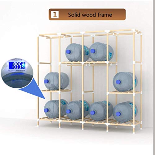 Solid Wood Shoe Rack Closet Storage Organizer 106x45x170CM N752953
