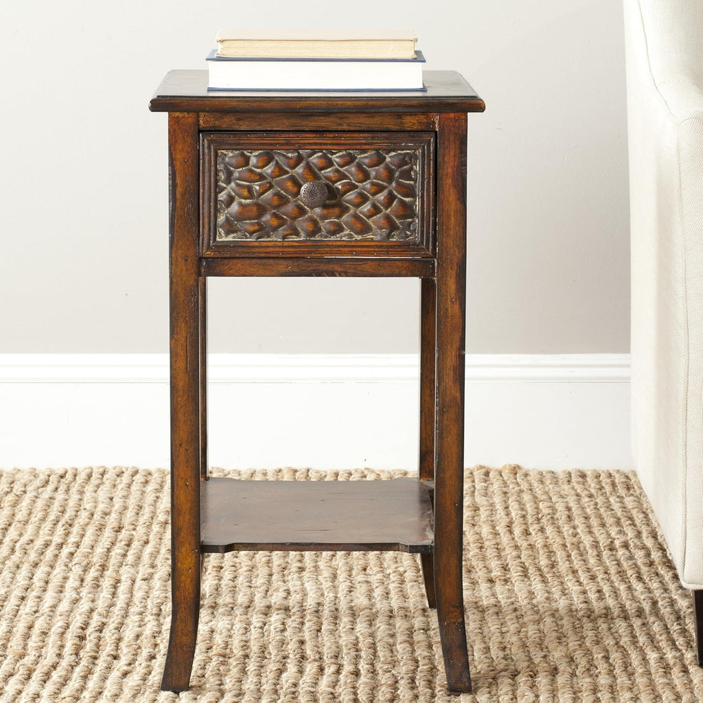 Dark Brown End Table V68916