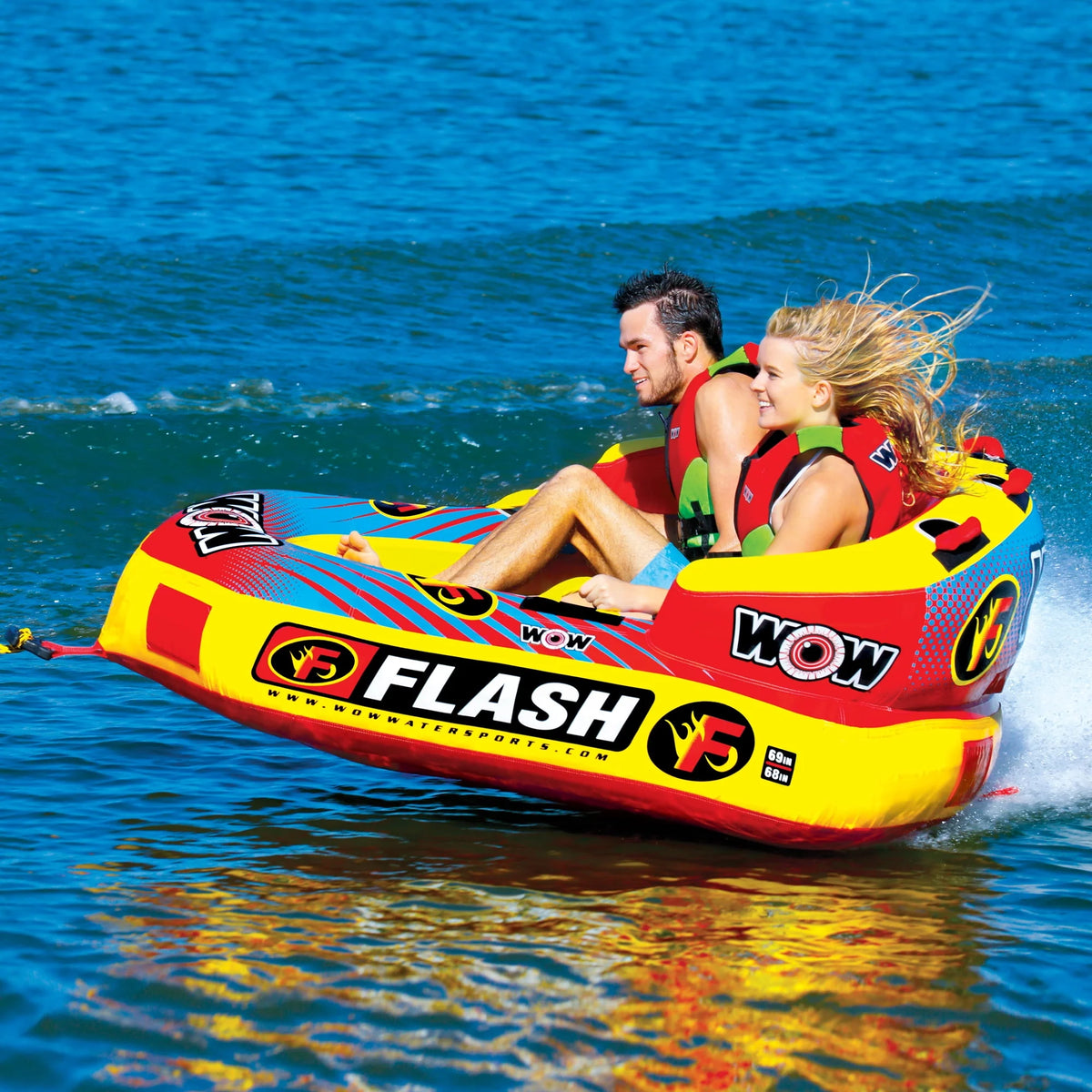1-2 Rider Towable Tube with Cockpit Seating F93512
