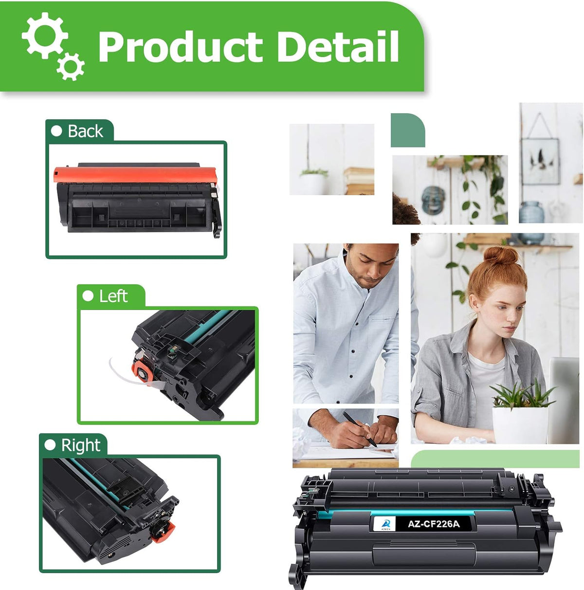 Black 4-Pack Toner Cartridge W35313