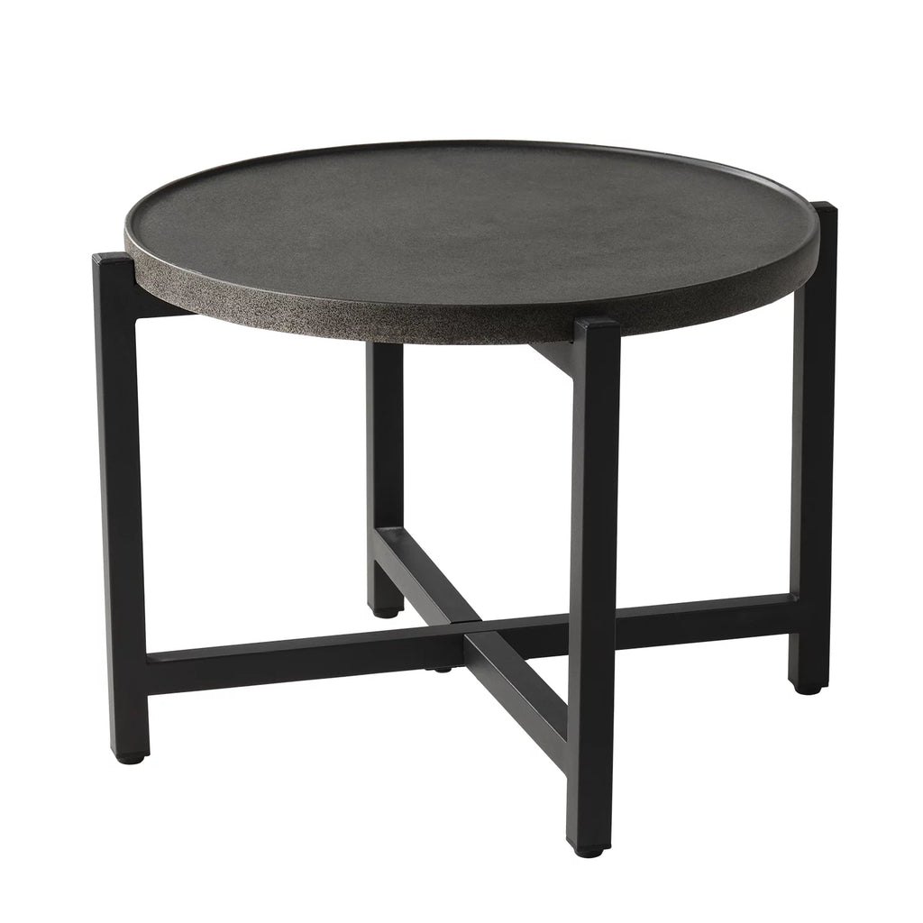 Dark Grey Concrete Round Coffee Table B922553