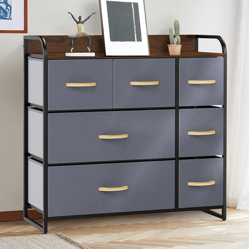 7-Drawer Steel Frame Dresser A540176