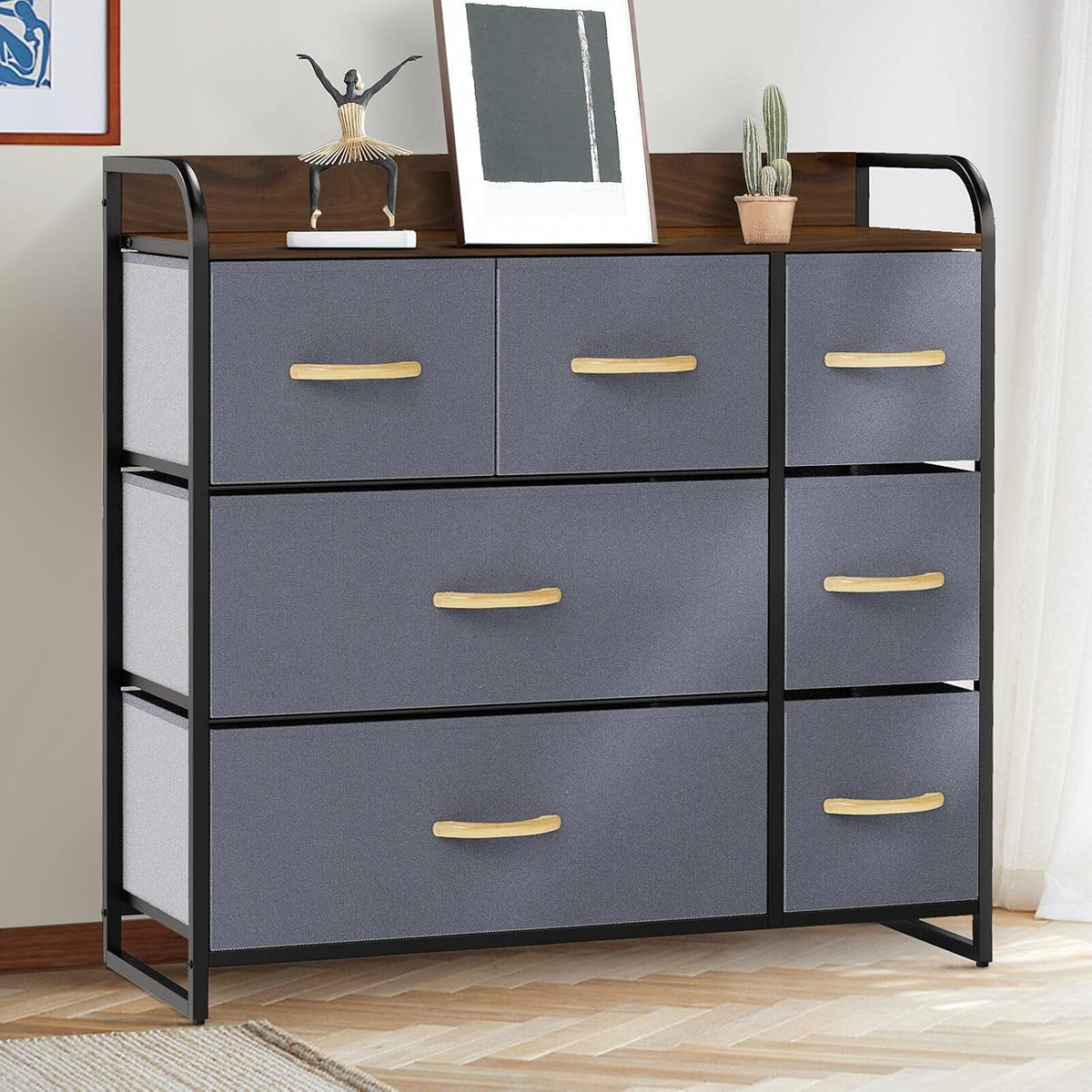 7-Drawer Steel Frame Dresser A540176