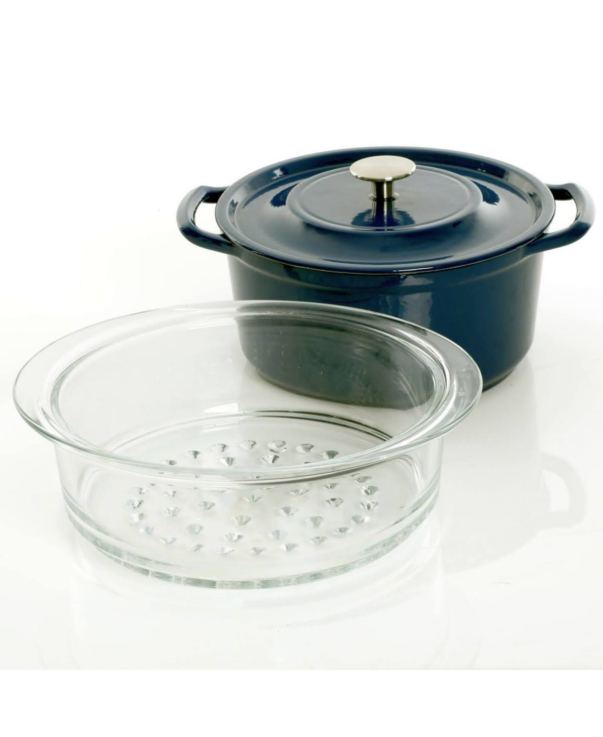 5qt Casserole with Glass Steamer G2933