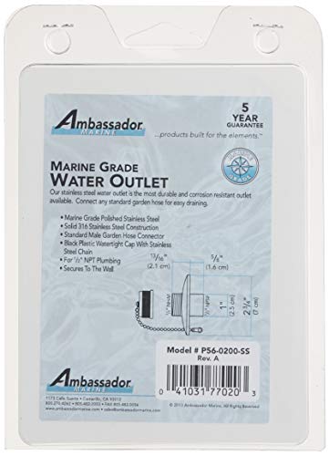 316 Stainless Steel Water Outlet G223925
