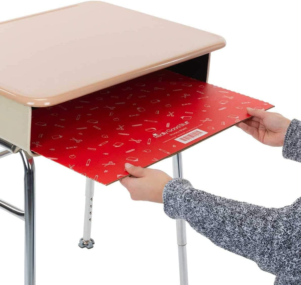 Set of 12 Matte Privacy Shields for Student Desks D7372