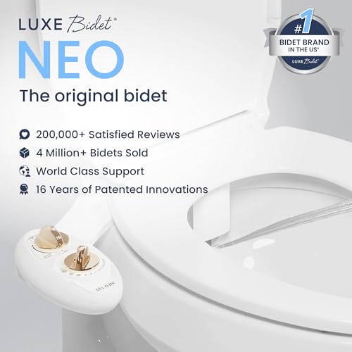 Self-Cleaning Non-Electric Bidet Attachment (White) A5564