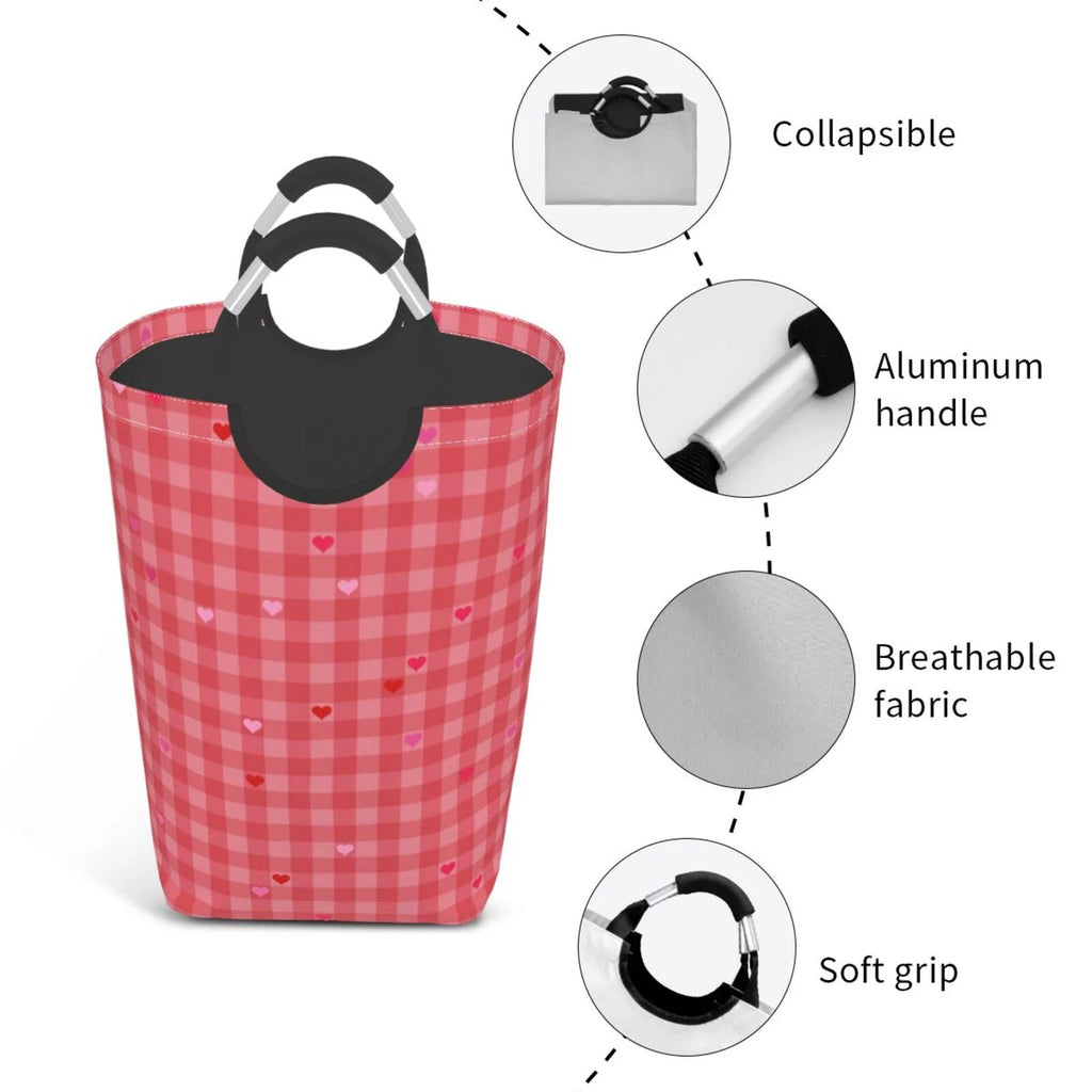 Foldable Laundry Hamper with Handles, 50L L2315