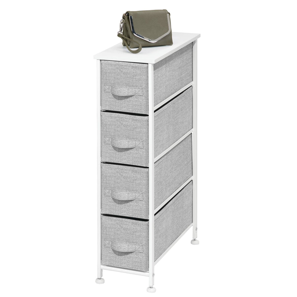 Narrow 4 Fabric Drawers Dresser T324121
