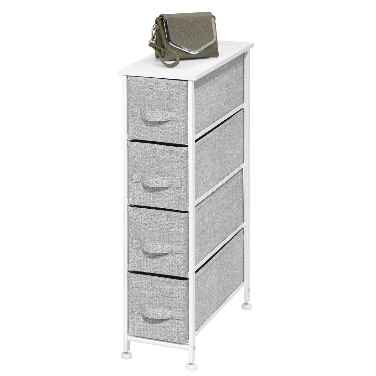 Narrow 4 Fabric Drawers Dresser T324121