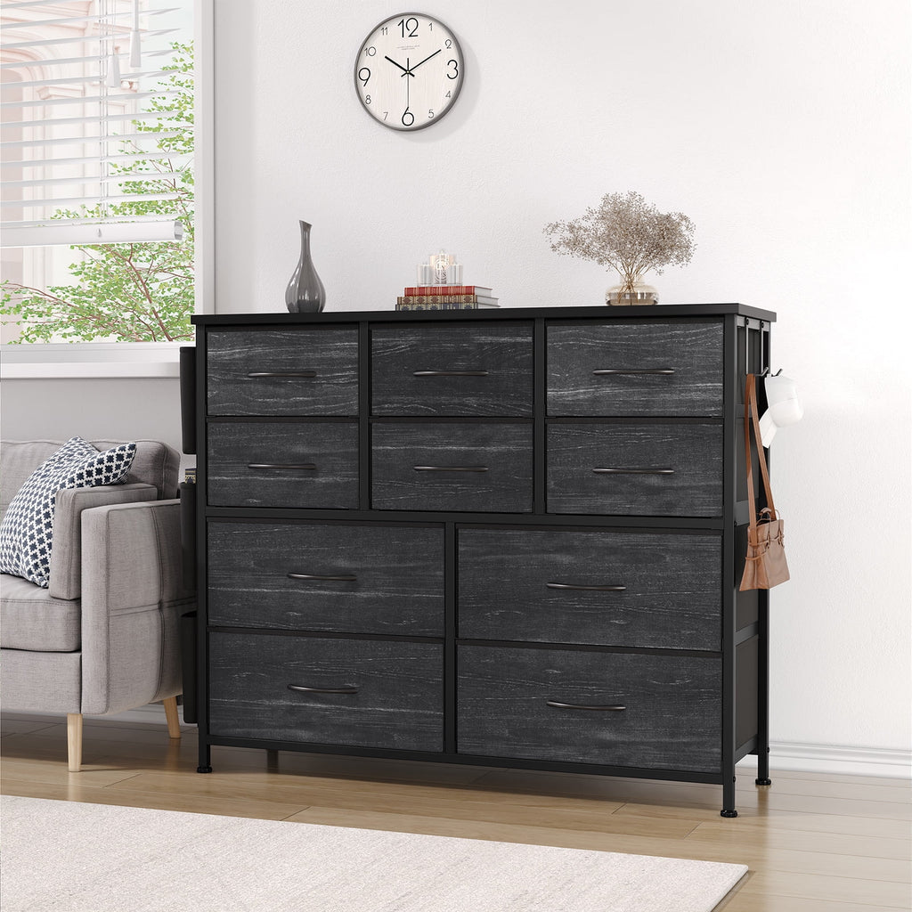 10 Drawers Wood Top Dresser V62532