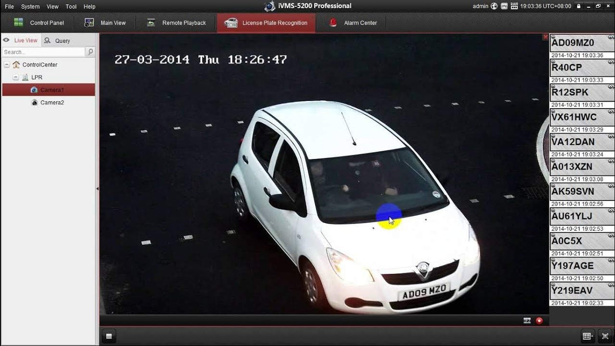 2MP License Plate Recognition IP PoE Bullet Camera T71478