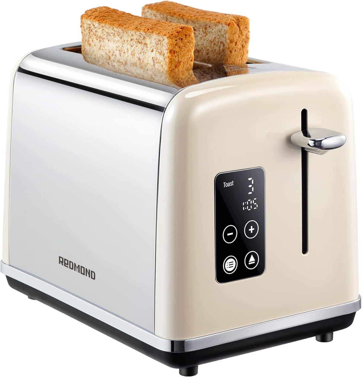 2 Slice Stainless Steel Toaster with LED Touch Screen Y4206