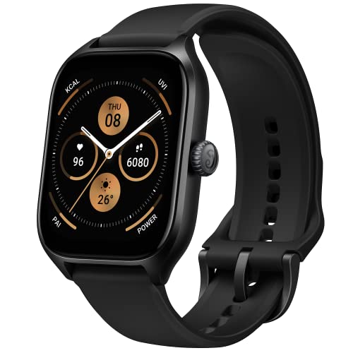 Black 43mm Smart Watch with GPS W6735