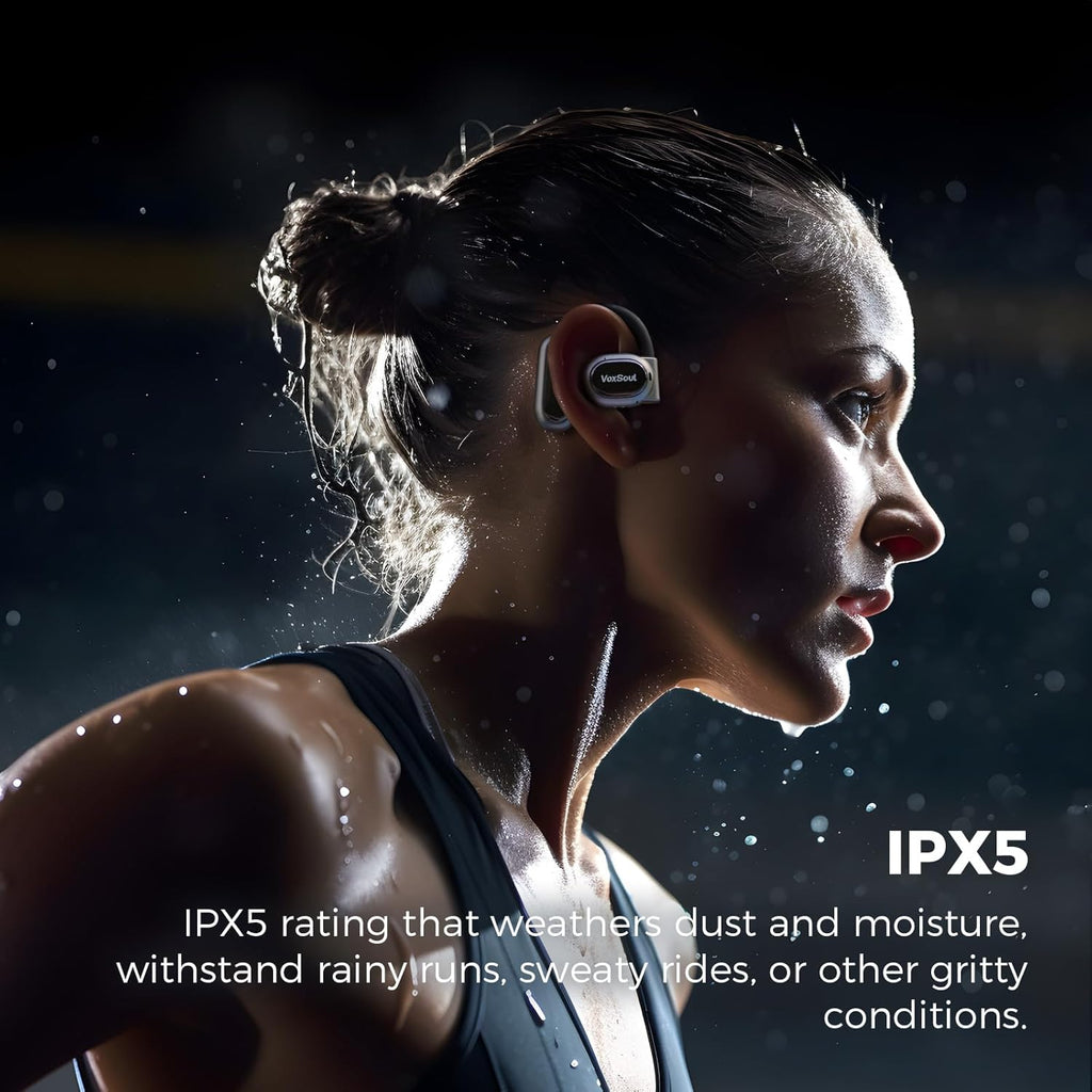 Open Ear Wireless Bluetooth Headphones with 2 Microphone, 55H Play Time B8872
