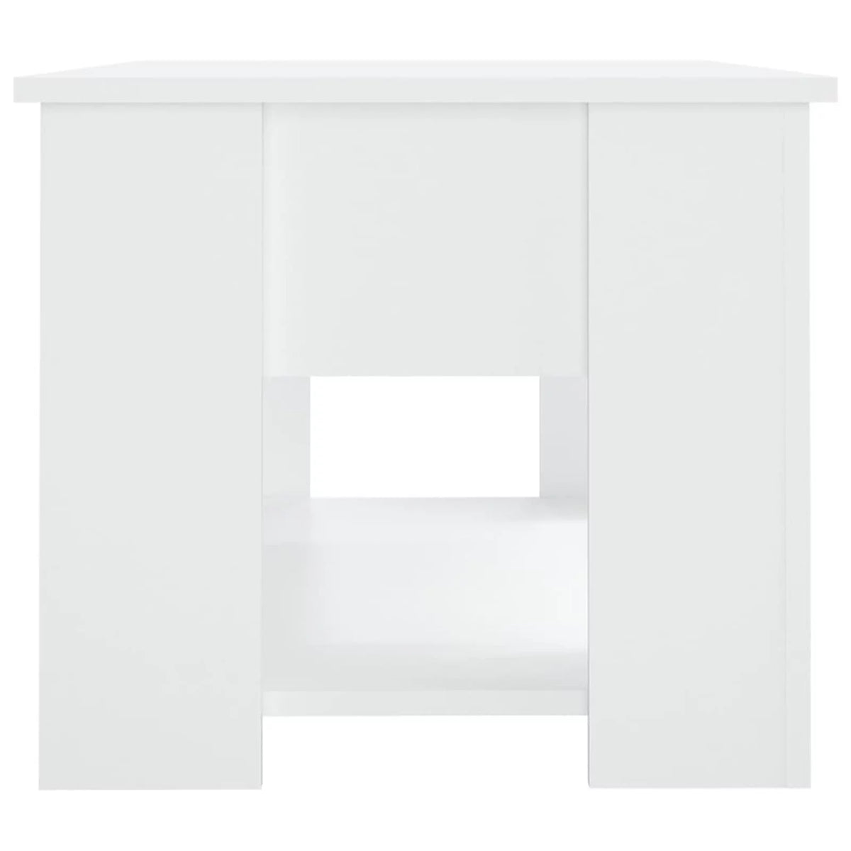 White Engineered Wood Coffee Table J203