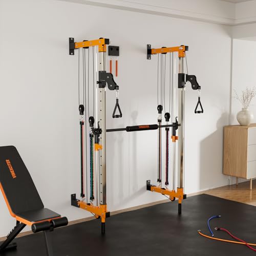 Wall Mount Power Cage with Cable Crossover and Pull Up Bar Q413283
