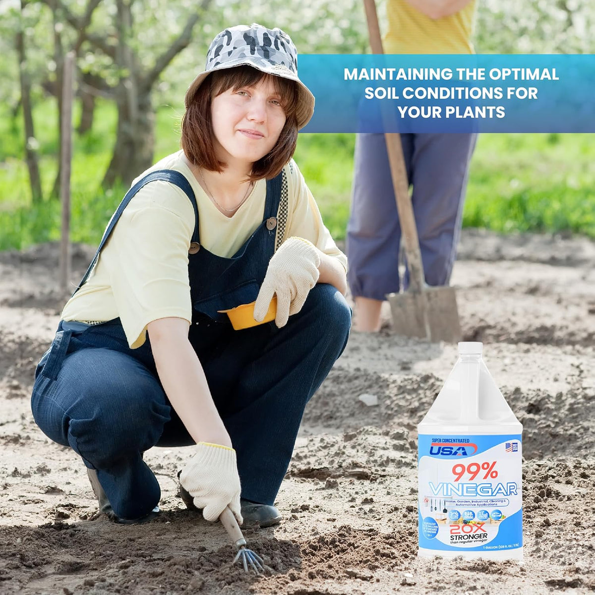 99% Pure Vinegar - 1 Gallon Concentrated Cleaner R8324