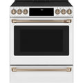 30 in. 5.7 cu. ft. Smart Slide-In Electric Range in Matte White with True Convection, Air Fry L1351