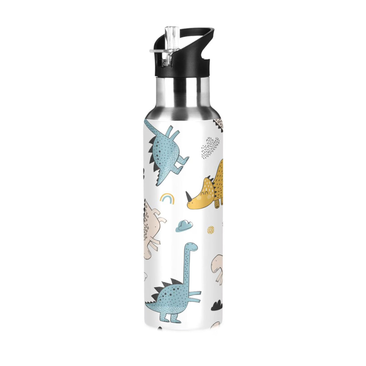 Stainless Steel Insulated Water Bottle with Straw Lid R26691
