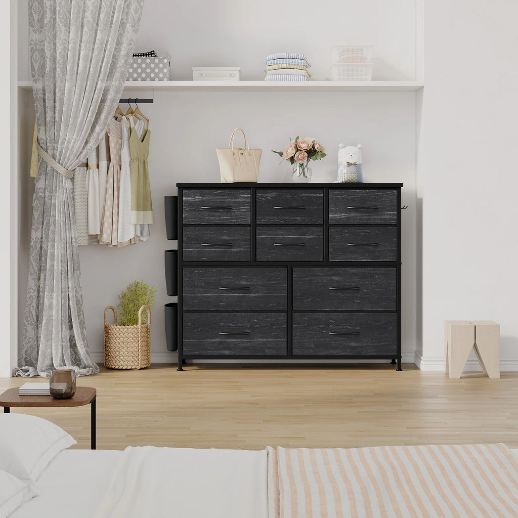 10 Drawers Wood Top Dresser V62532