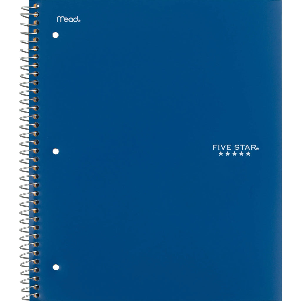 Wirebound Notebook, 3 Subject, College Ruled, Pacific Blue K49517