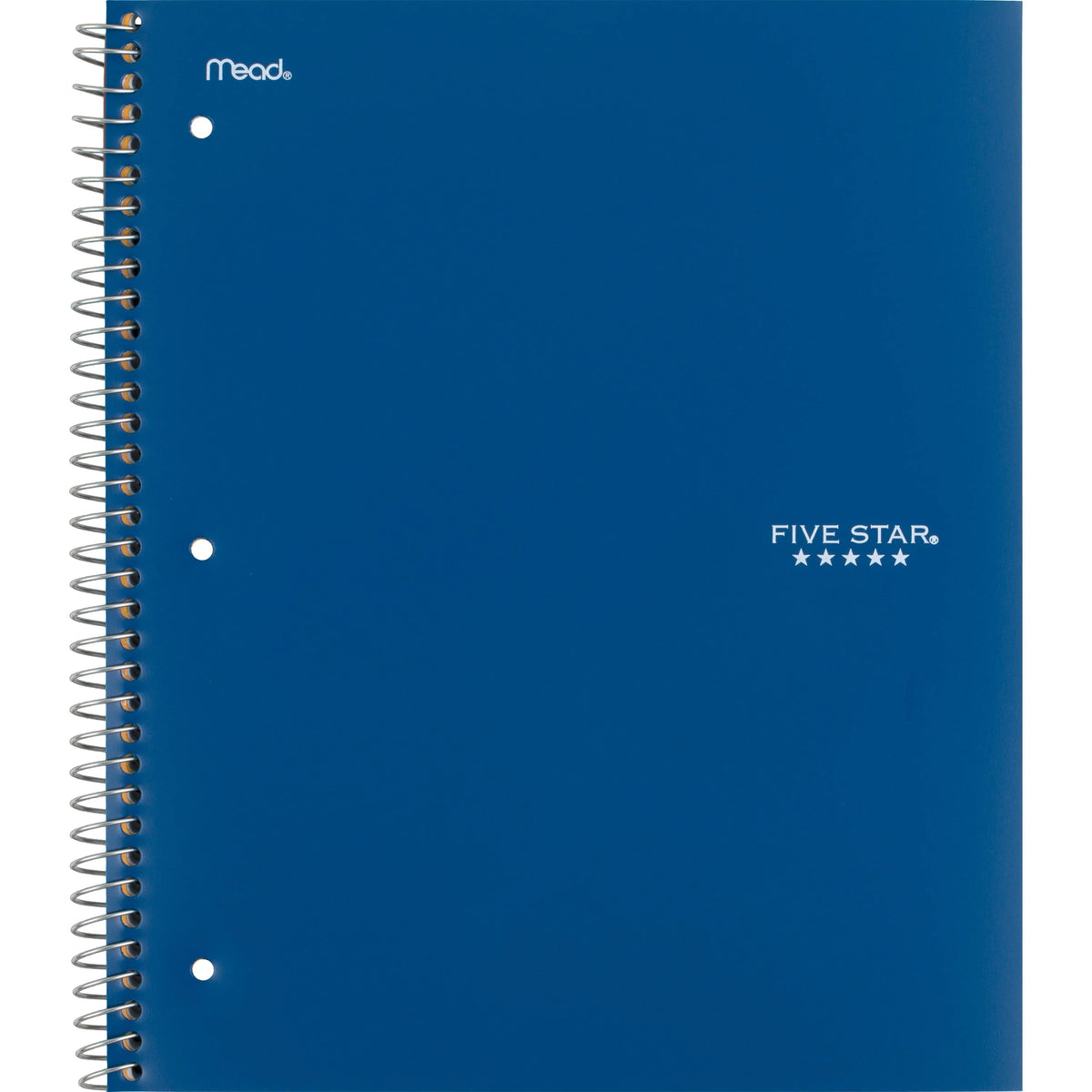 Wirebound Notebook, 3 Subject, College Ruled, Pacific Blue K49517