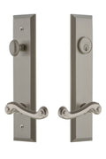 Satin Nickel Tall Plate Entry Set P350